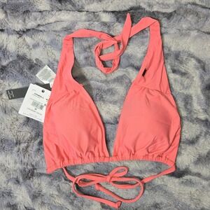 NWT‎ ONeill Saltwater Solids Embry Bikini Top Coral SP2474147M - Medium